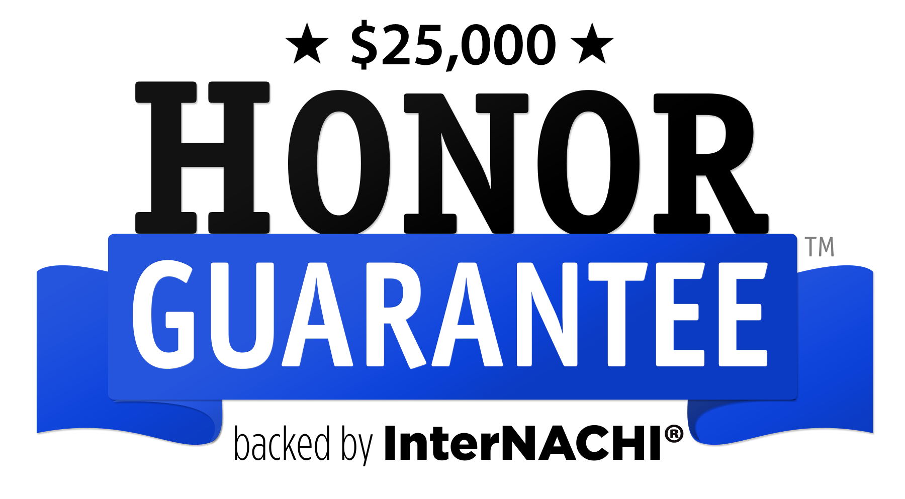 25,000 Honor Guarantee backed by InterNACHI